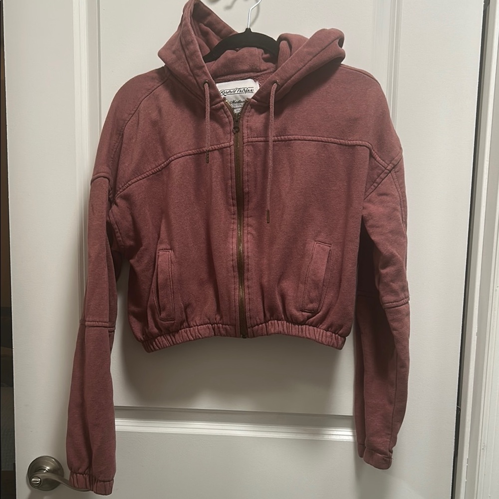 Women's Cropped Hooded Jacket
